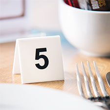Table Numbers, Holders and Signs Table Numbers, Holders and Signs Category