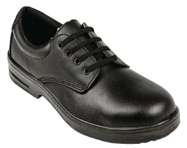 Lites Safety Lace Up Shoe Black A844
