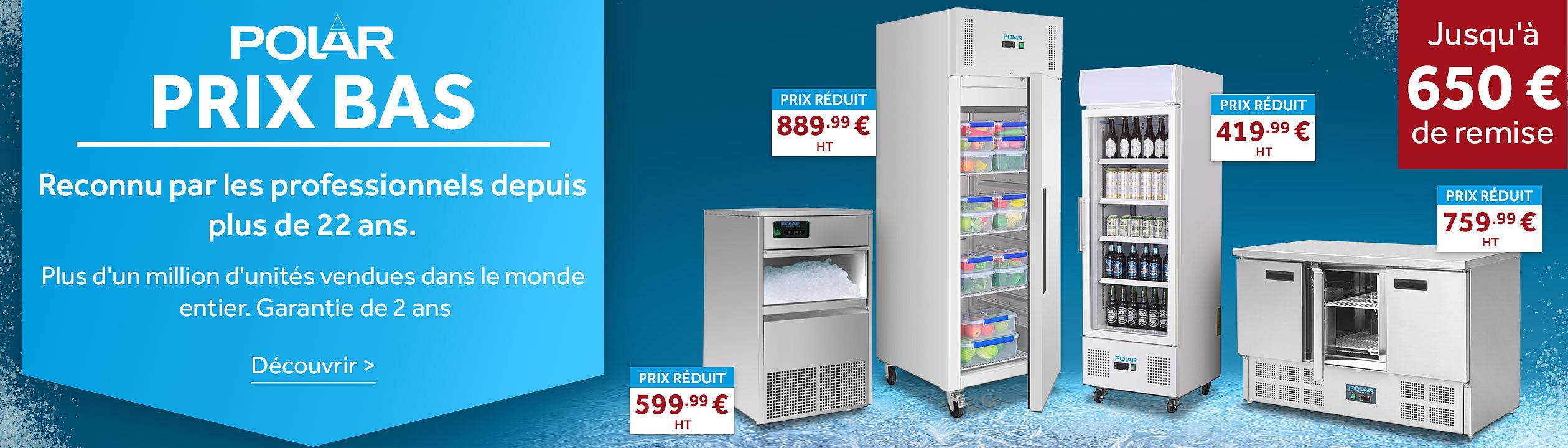 Polar Réfrigération - Prix bas Polar. Offre à durée limitée Solutions de refroidissement pour cuisines professionnelles. Découvrir >