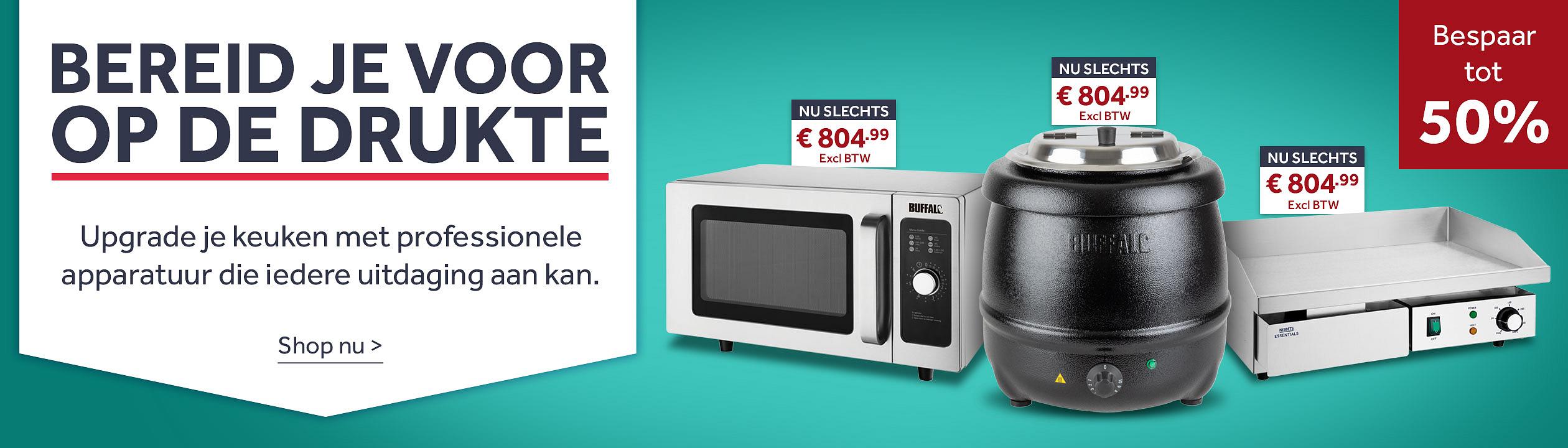 Bereid je voor op de drukte. Betrouwbare apparatuur voor het komende seizoen. Bespaar tot 50% Shop nu >