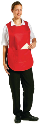 Unisex Tabard With Pocket Red B042 Unisex Tabard With Pocket Red B042