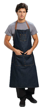 Chef Works Urban Memphis Wide Bib Apron Indigo B341 Chef Works Urban Memphis Wide Bib Apron Indigo B341