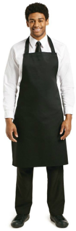 Canteen Bib Apron Black (Pack of 5) BB102 Canteen Bib Apron Black (Pack of 5) BB102