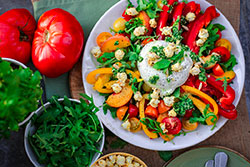 A Huge Portion Size On A Plate Which Can Lead To Needless Food Wastage