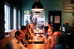 Busy restaurant picture