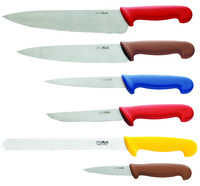 Colour-coded kitchen knives