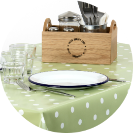 Green PVC Tablecloth