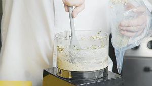Spoon the mixture into a piping bag