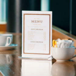 Olympia Menu Holder
