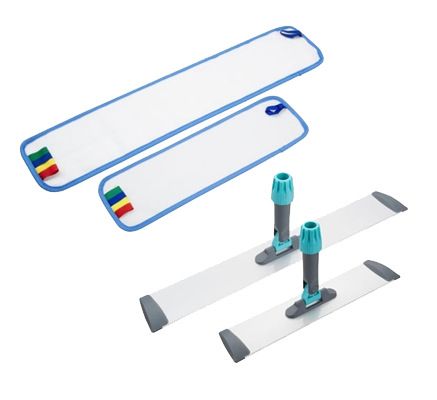 Jantex Connect interchangeable cleaning system with flat mop head attached