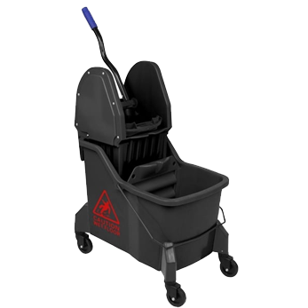 Jantex deluxe mop bucket with down press wringer for commercial use