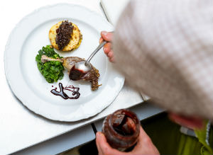 plating up