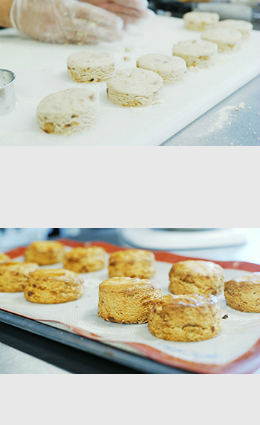 Cherry Cheesecake Scones recipe Scone prep