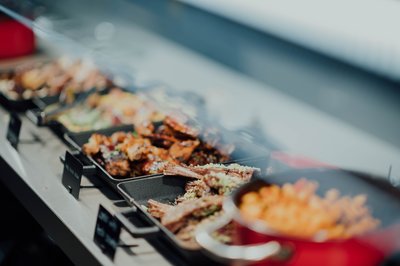 Ideas for designing a commercial buffet display