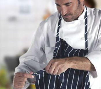 Chef in Bib Apron