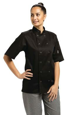 Chef in Short Sleeve Chef Jacket