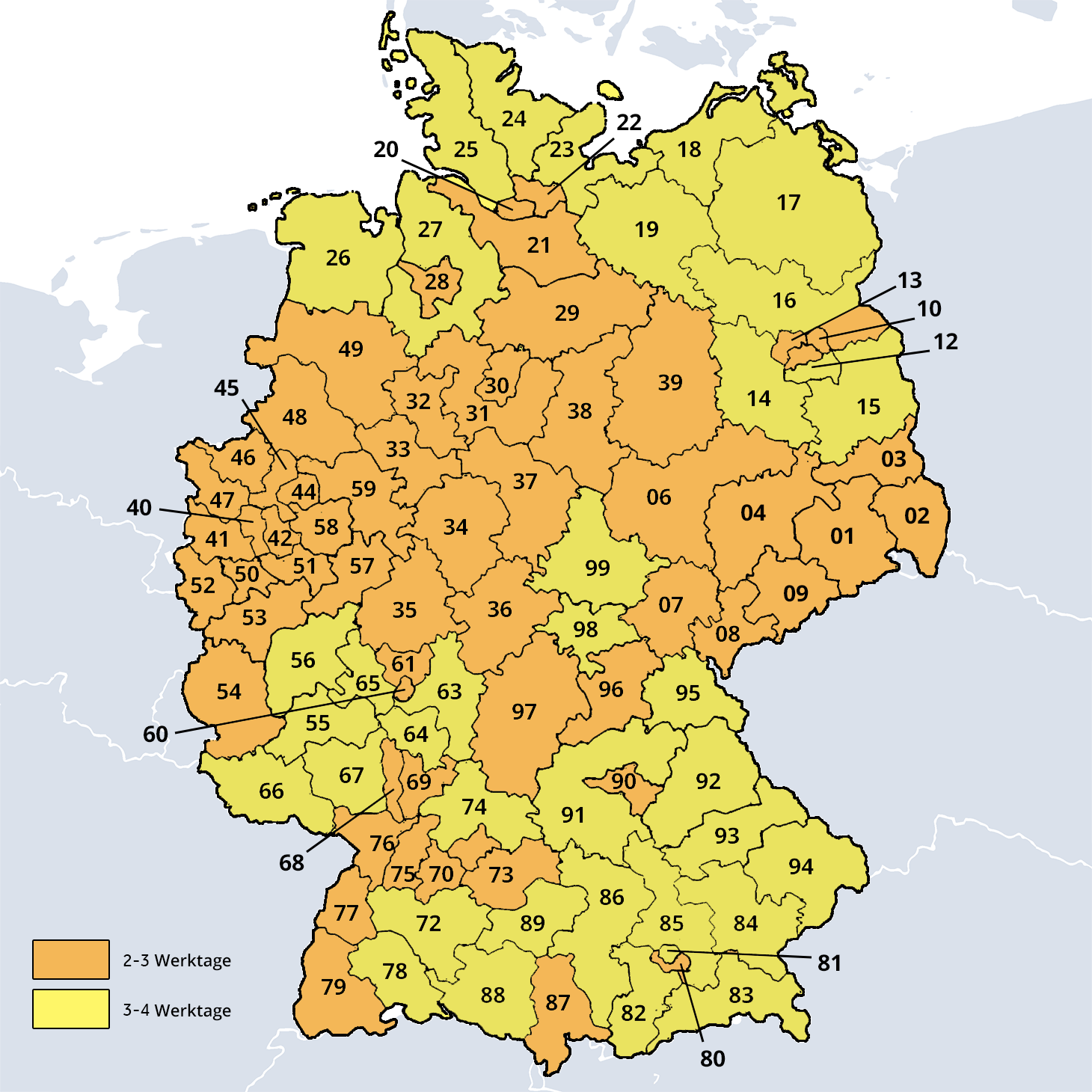 Standardversand - 48 Stunden