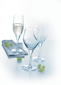 Glasses with ice