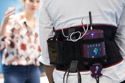 Camera records each pressure point as I walk