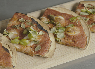 Mozarella Quinoa Basil Pizza Recipe