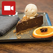 Chocolate Torte with Stollen Ice Cream Recipe