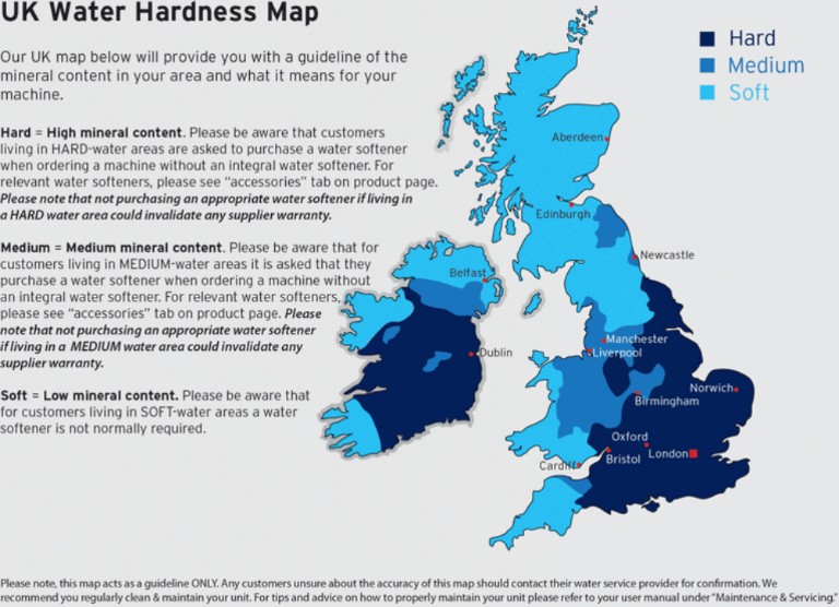 Water Hardness Map