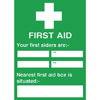 First Aid Safety Signs