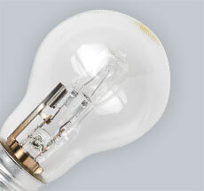 A Halogen Light Bulb A Halogen Light Bulb In A GLS Shape