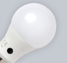 An LED Light Bulb An Energy-Saving LED Light Bulb In A GLS Shape