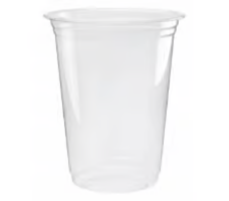 Picture of the pLastic transparent cup