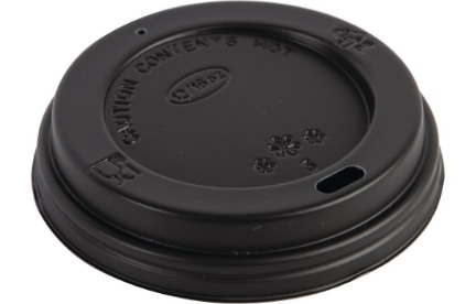 Black coffee lid